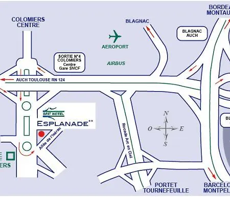 Brit Toulouse - L'esplanade Отель